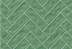 TL 00623 C Dark 2 Green 12 x 18 inch Glossy Finish 3D High Definition Digital Subway Ceramic Wall Tile - 6 mm| Image 1