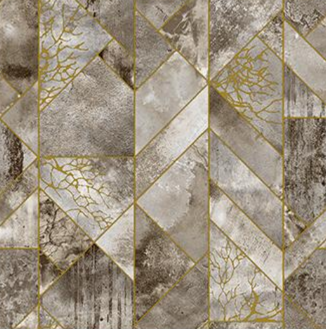 RG7042 | 10 Meter x 20.86 Inches Geometric Look PVC Wallpaper - 56.94 Sq. Ft Image 01