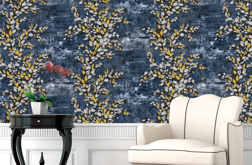 RG7050 | 10 Meter x 20.86 Inches Florals Look PVC Wallpaper - 56.94 Sq. Ft Image 02