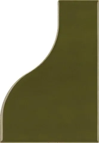 A close-up of a TL 03453 B Green 120x83 mm Matte Finish Wall Tile with a Matte finish available at Material Depot in Bangalore