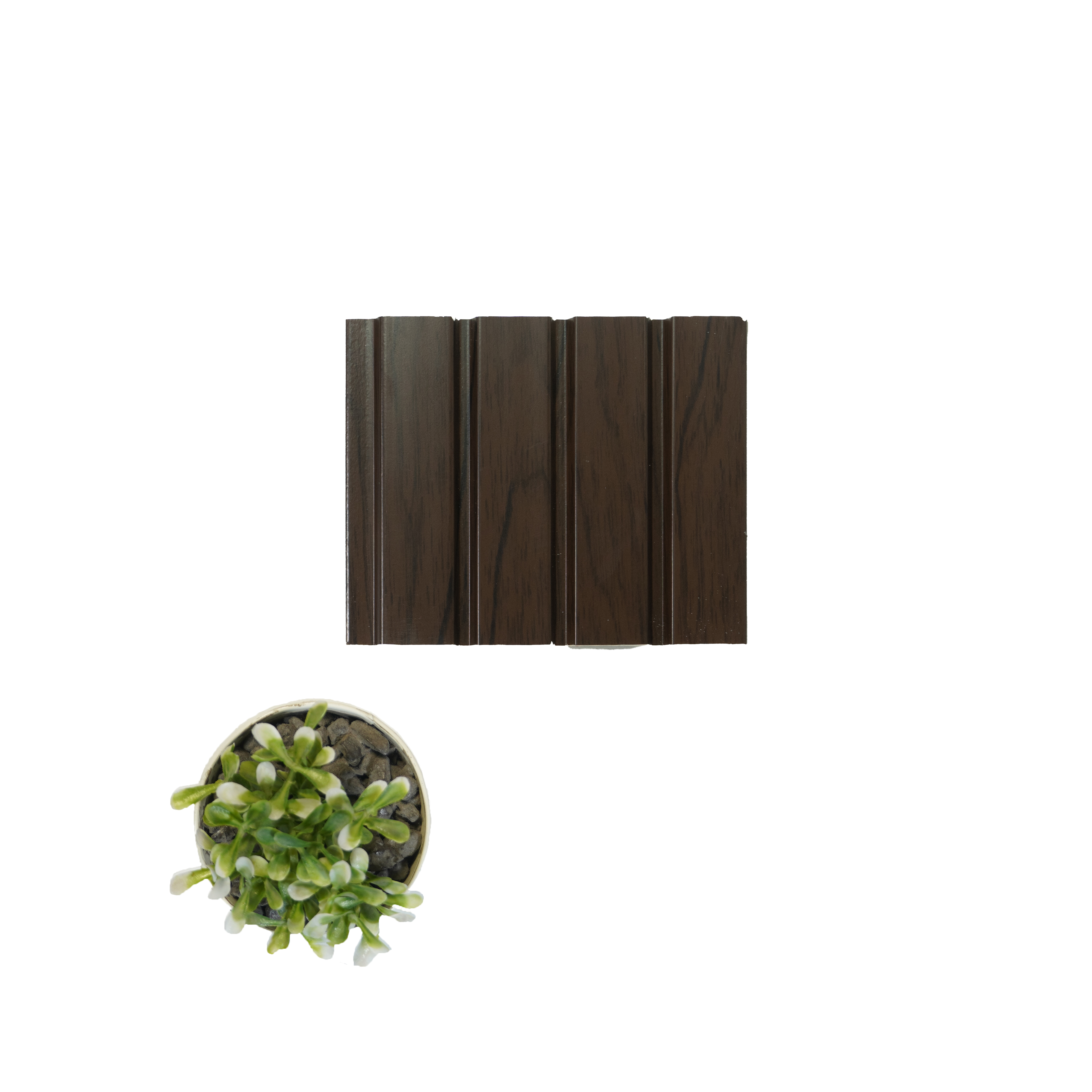 Greymica Brown Charcoal Louvers/Panels | 8 ft x 5 inch - 11 mm | 4503 | Image 02