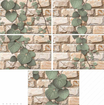 TL 03584 B Rustic Brick Decor 300 x 450 mm Varnish Finish Elevation Wall Tile - 8 mm| Image 2