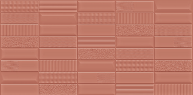 TL 00696 C Brick Blush Series Pattern 1 Red Matte Finish 4 ft x 2 ft Full Body Vitrified Tile - 9 mm | Image 1