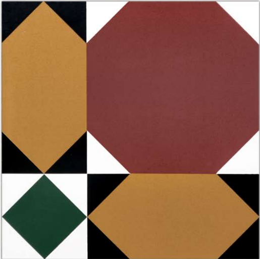 CFD3030088 Ceramic Fashion Studio Floor Decors Series 300x300 mm Colour Tile - 9 mm| Image 1