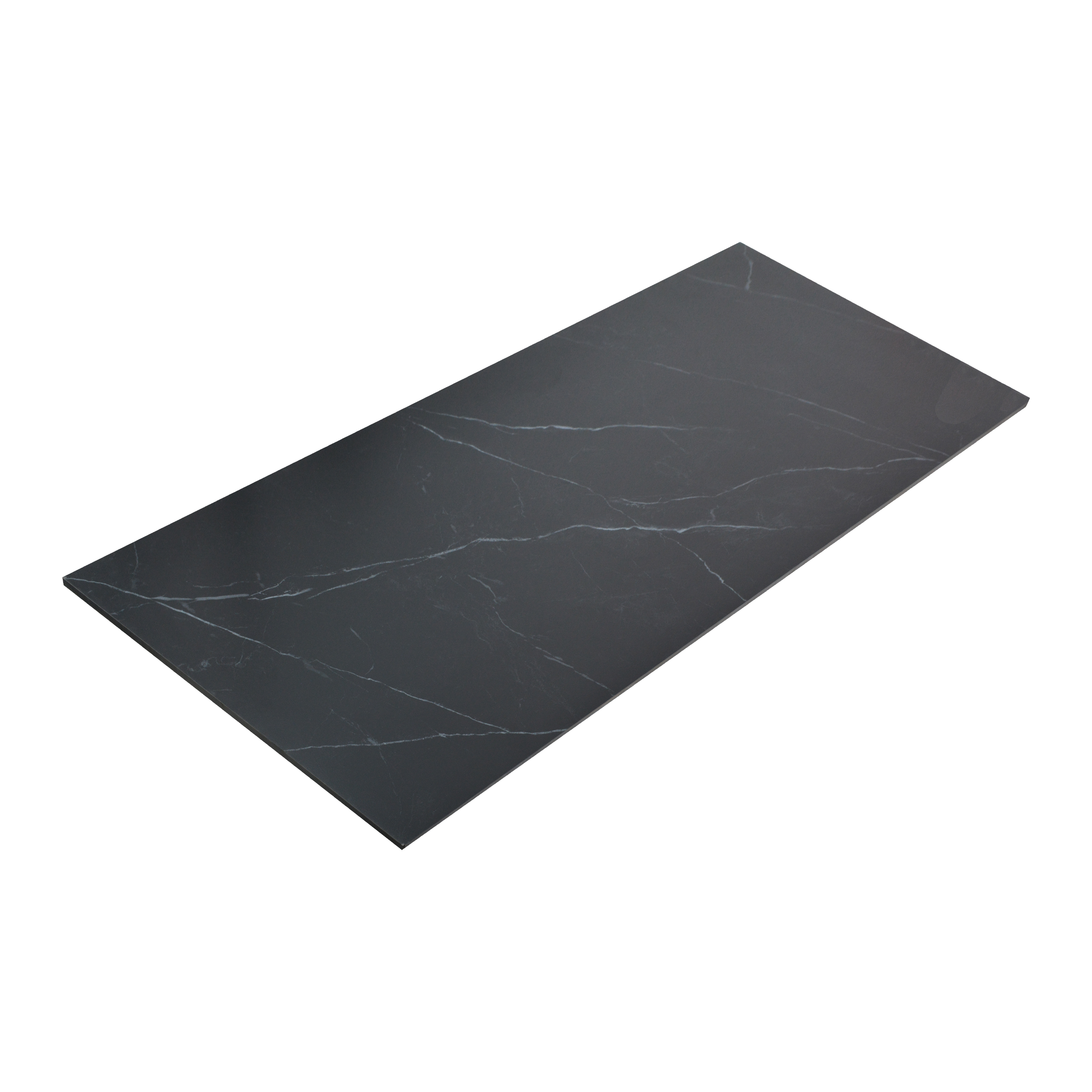 TL 00683 Inky Black Matte Finish 4 ft x 2 ft Matte Finish Vitrified Wall Tile - 9 mm | Image 4