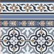 M-10163 Moroccan 300x300 mm Wall & Floor Ceramic Carpet Tile - 7.5 mm| Image 1