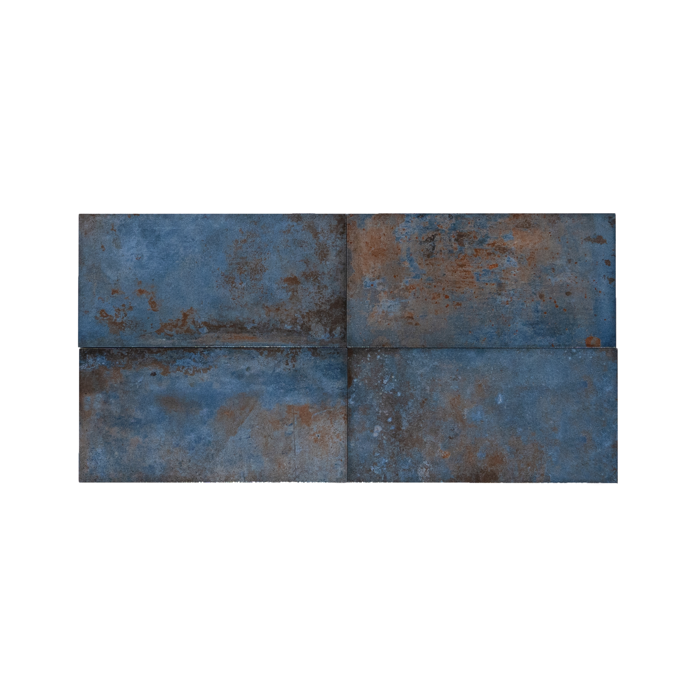 Subway Stone Wall Tile TL 05239 Relics River Blue 12 x 6 inch Vitrified Glossy Finish - 8 mm | 56 Random Faces | Suitable for Living Room, Accent / Feature Walls, Bathroom, Kitchen Wall & Backsplashes | Image 2