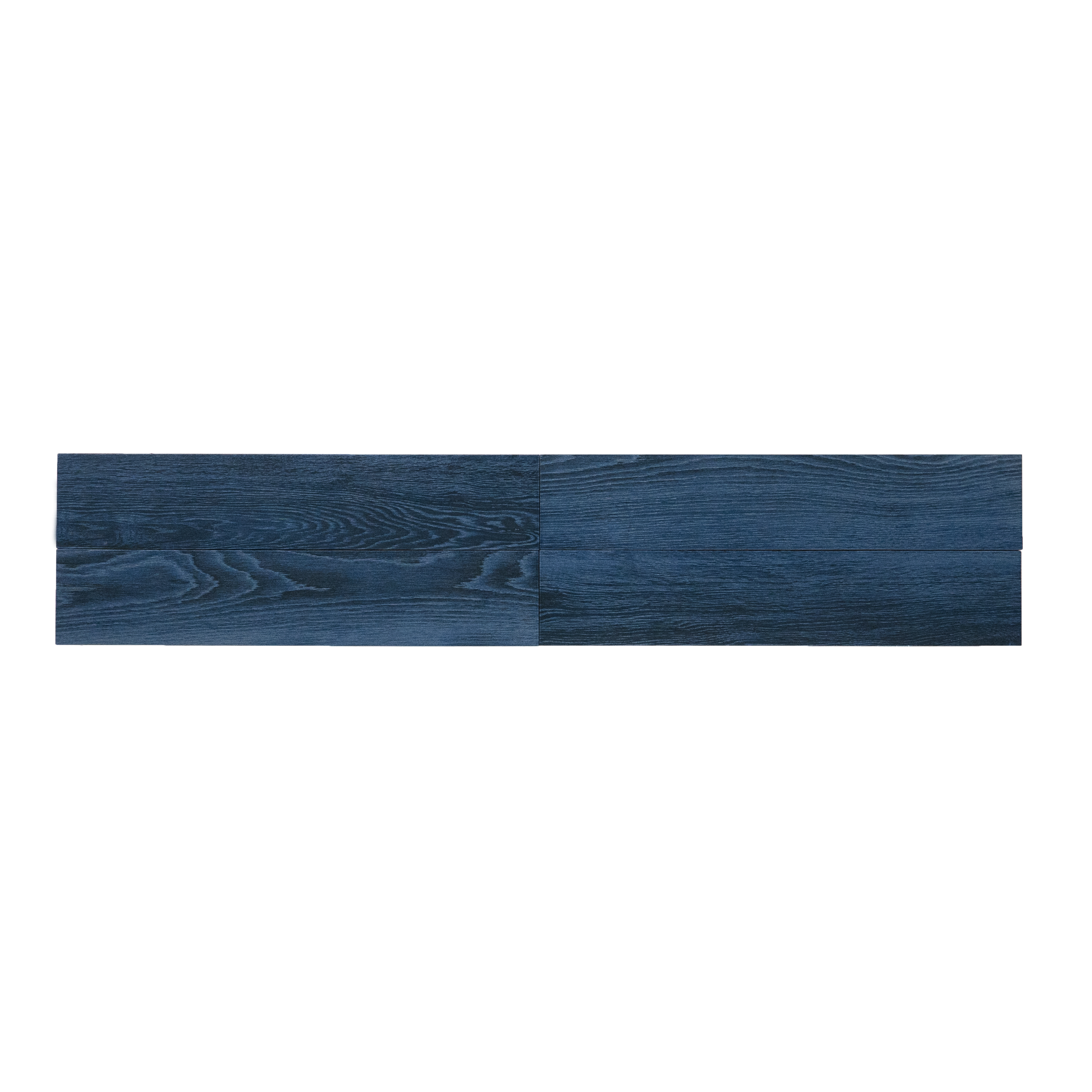 Subway Wooden Wall & Floor Tile TL 05234 Vintage Vix Rango Cobalt 20 x 4 inch Vitrified Matte Finish - 8 mm | 25 Random Faces | Suitable for Living Room, Accent / Feature Walls, Bathroom, Kitchen Wall & Backsplashes | Image 2