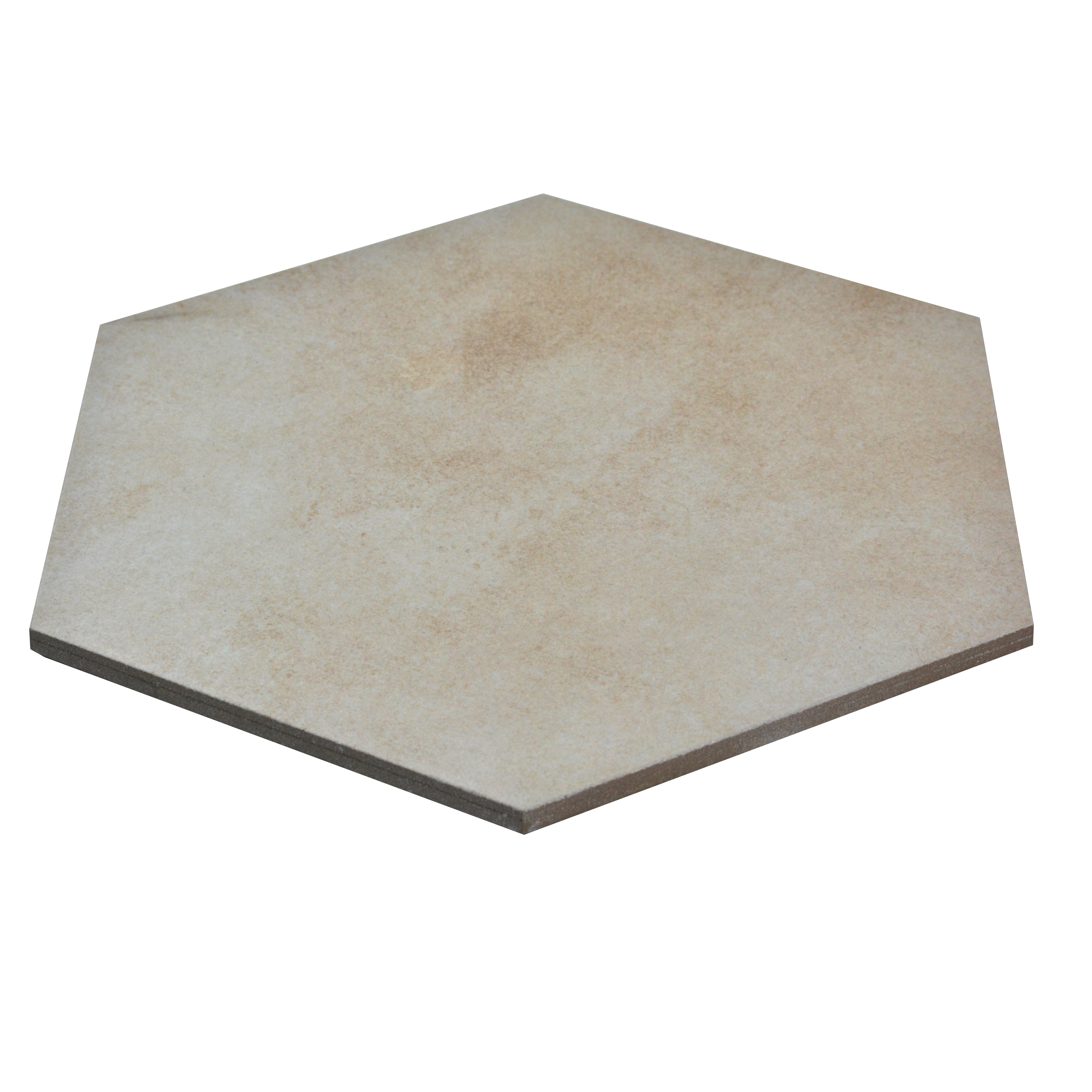 Subway Wall & Floor Tile TL 05271 C Hexalite Grana Latte Base 10 x 9 inch (250x220 mm) Vitrified Matte Finish - 8 mm | Suitable for Living Room, Accent / Feature Walls, Bathroom, Kitchen Wall & Backsplashes | Image 2