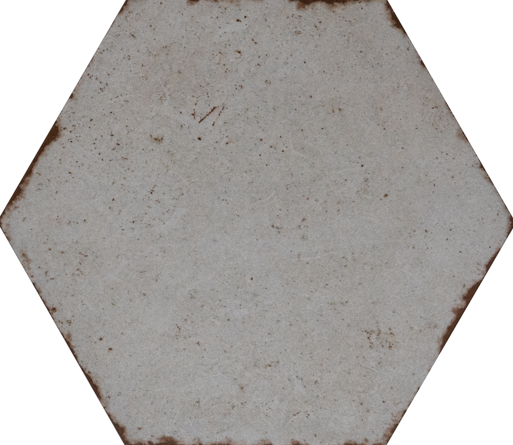 Subway Wall & Floor Tile TL 05272 Hexalite Cinder Smoke Base 10 x 9 inch (250x220 mm) Vitrified Matte Finish - 8 mm | Suitable for Living Room, Accent / Feature Walls, Bathroom, Kitchen Wall & Backsplashes | Image 1