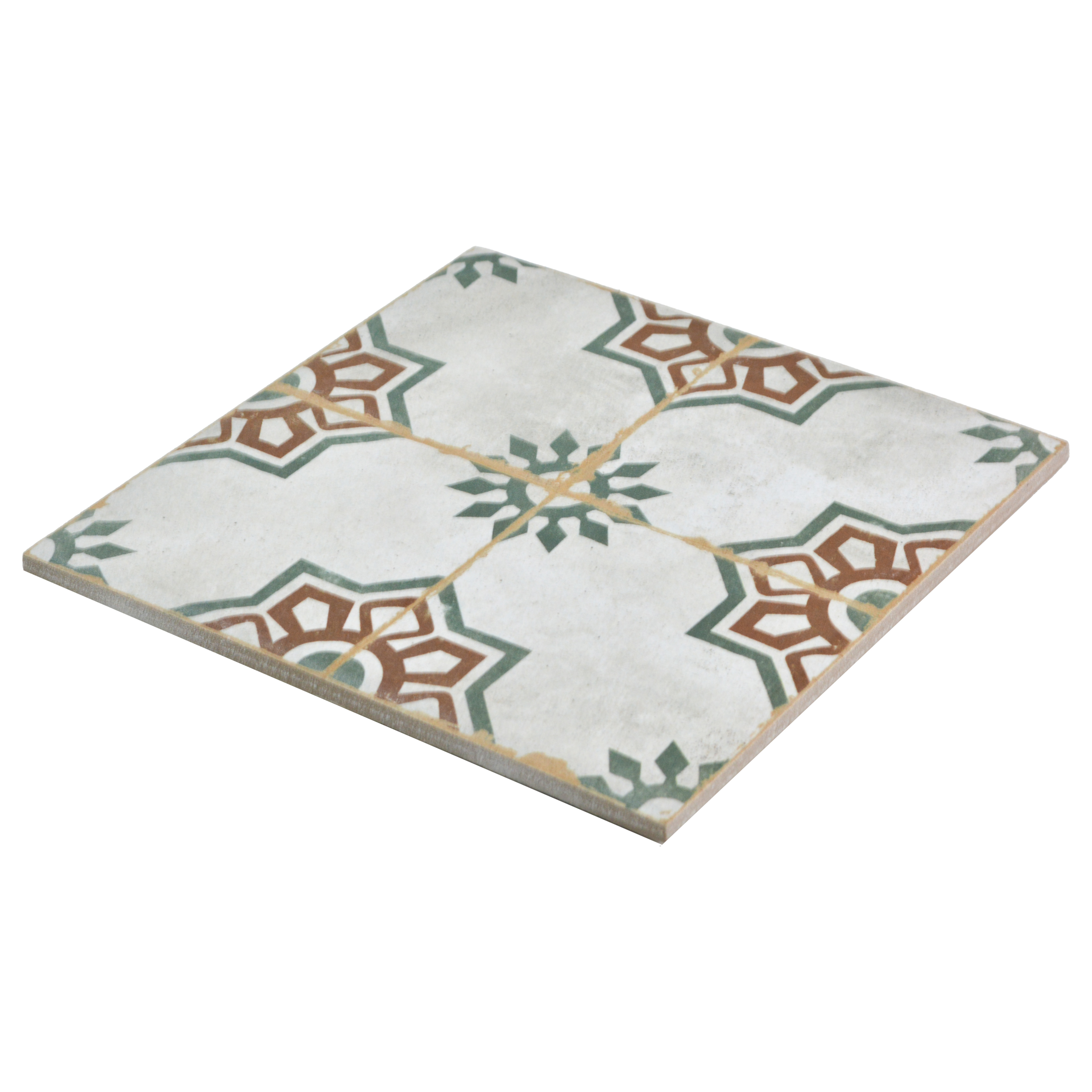 Subway Moroccan Wall & Floor Tile TL 05250 B Delphi Teal Turquoise 8 x 8 inch Vitrified Matte Finish - 8 mm | Suitable for Living Room, Accent / Feature Walls, Bathroom, Kitchen Wall & Backsplashes | Image 3