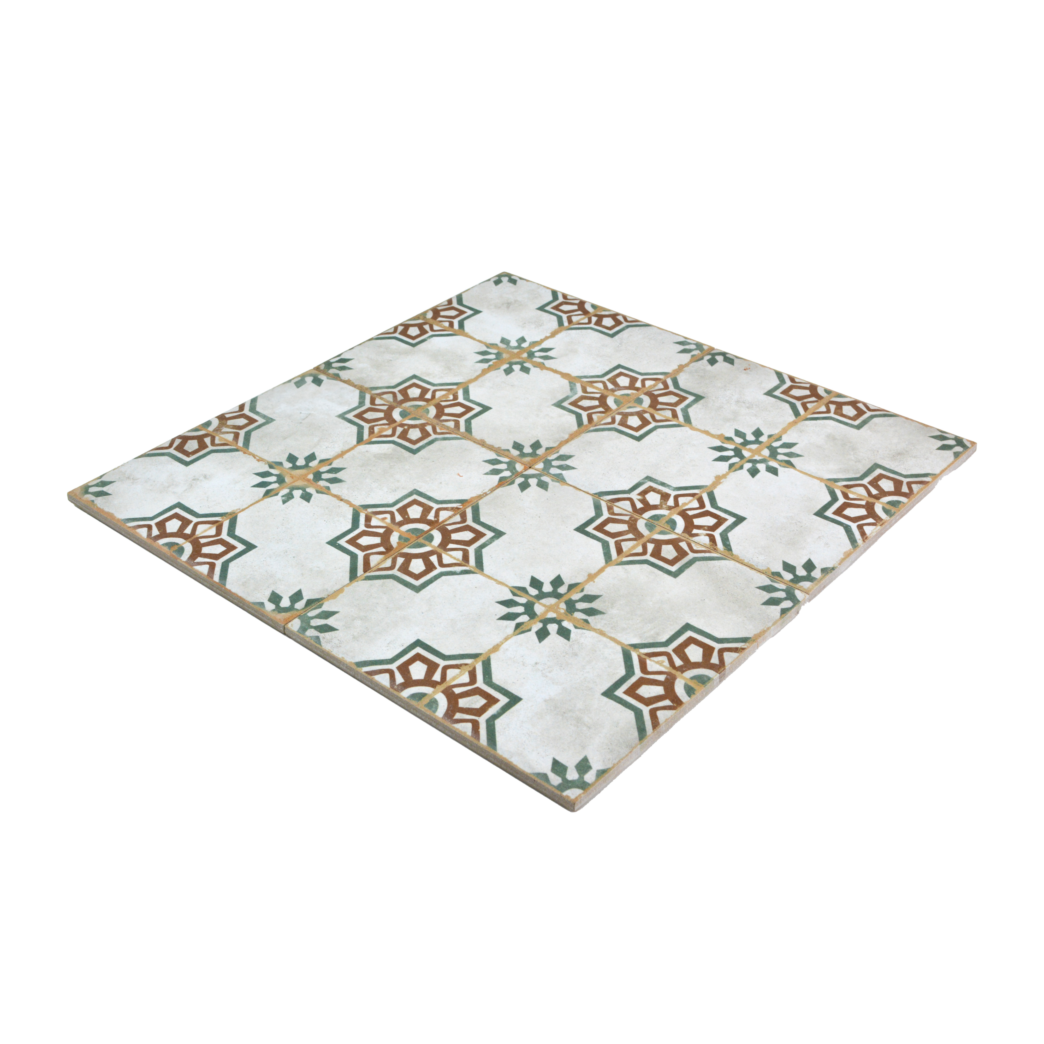 Subway Moroccan Wall & Floor Tile TL 05250 B Delphi Teal Turquoise 8 x 8 inch Vitrified Matte Finish - 8 mm | Suitable for Living Room, Accent / Feature Walls, Bathroom, Kitchen Wall & Backsplashes | Image 4