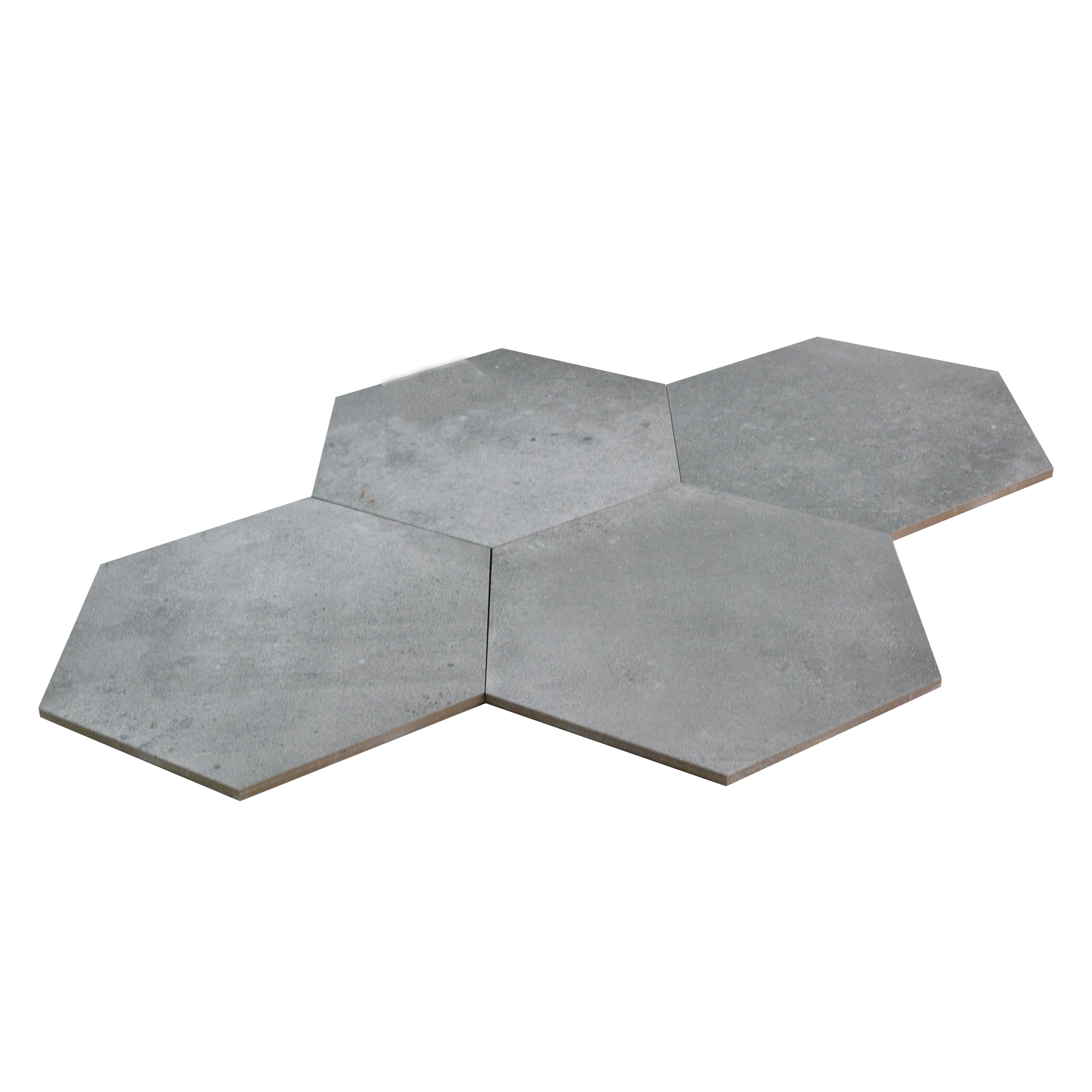 Subway Wall & Floor Tile TL 05275 E Hexalite Grigio 10 x 9 inch (250x220 mm) Vitrified Matte Finish - 8 mm | Suitable for Living Room, Accent / Feature Walls, Bathroom, Kitchen Wall & Backsplashes | Image 2