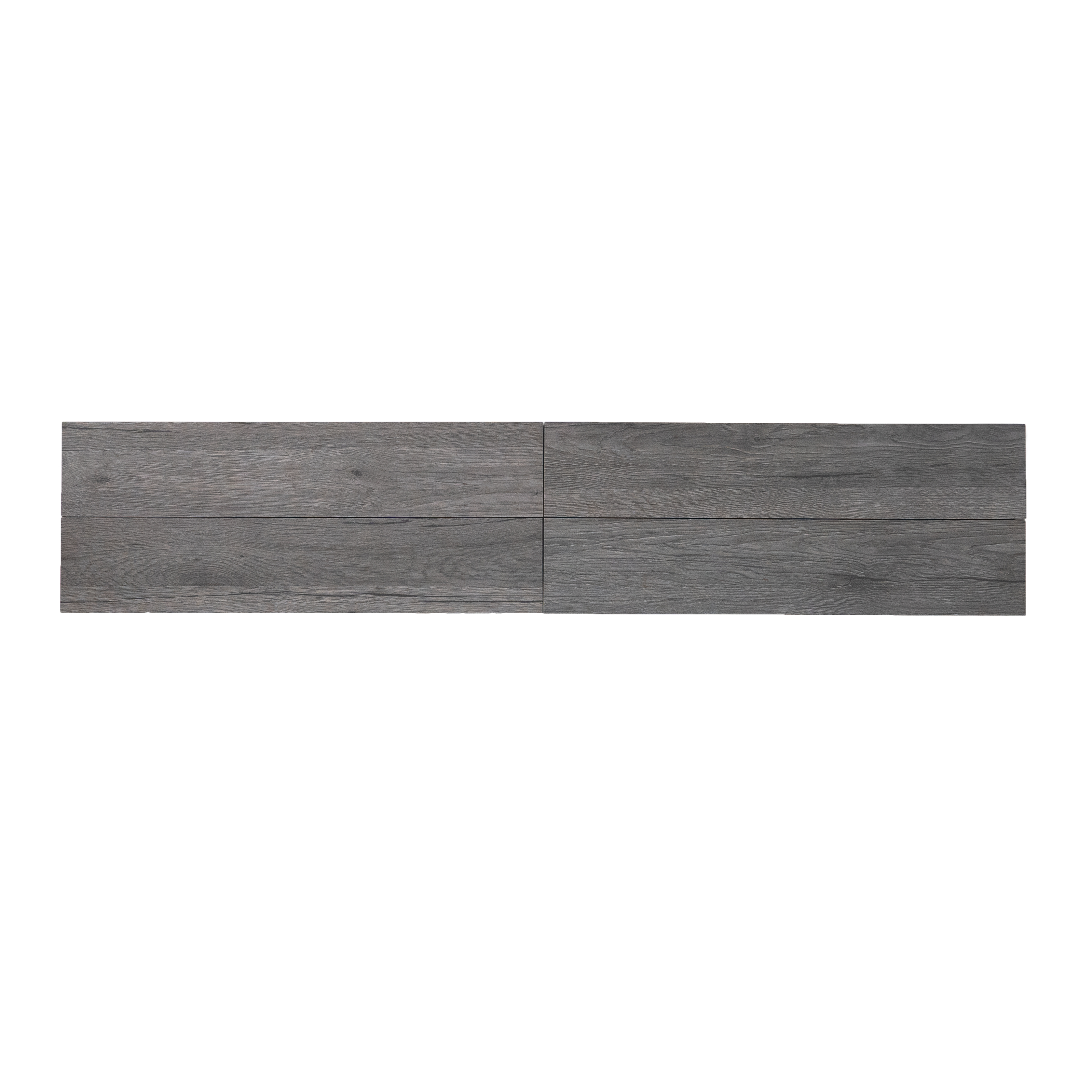 Subway Wooden Wall & Floor Tile TL 05233 F Edge Craft Dark Oak Square Edge 20 x 4 inch Vitrified Matte Finish - 8 mm | Random Design | Suitable for Living Room, Accent / Feature Walls, Bathroom, Kitchen Wall & Backsplashes | Image 2