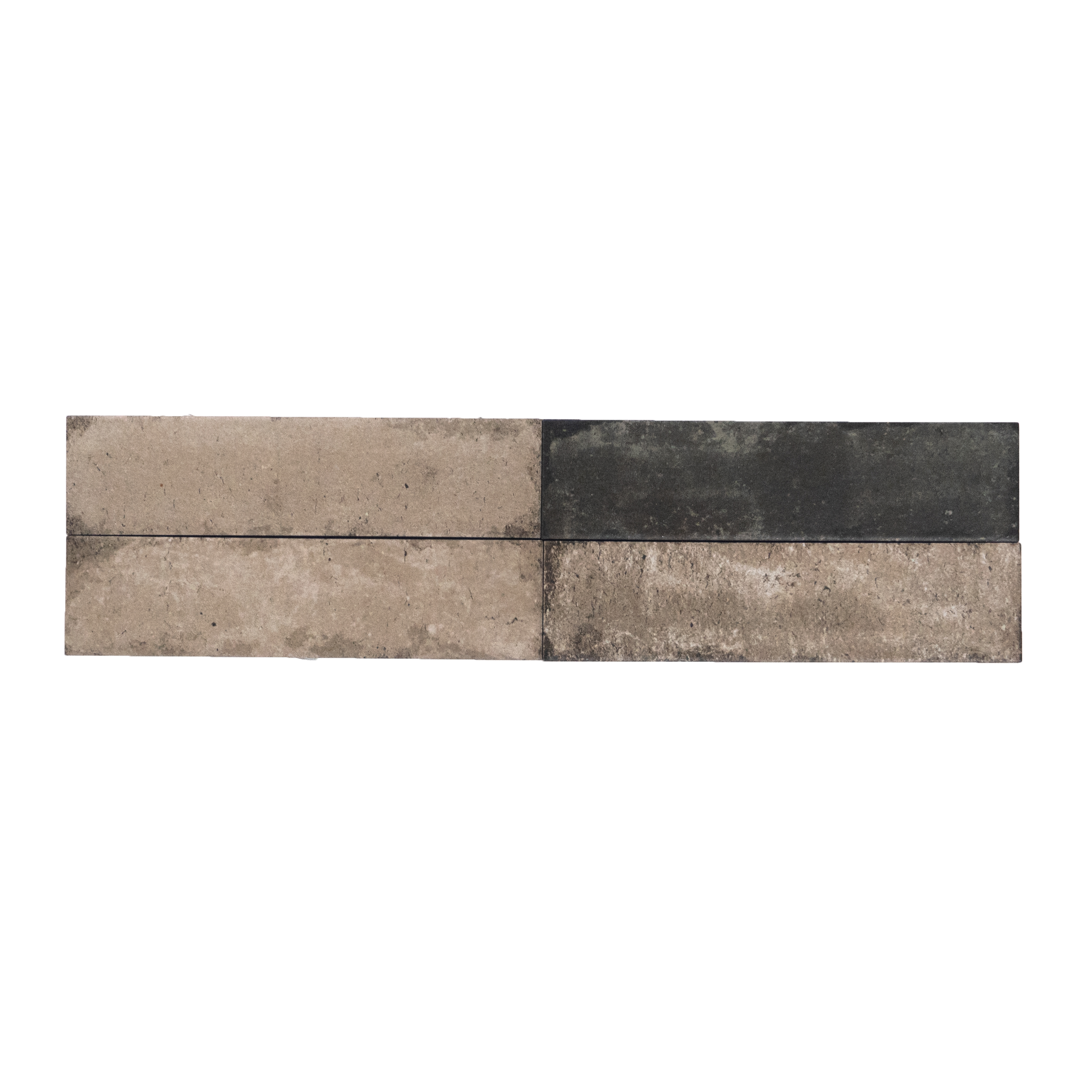 Subway Wall & Floor Tile TL 05227 Urbanto Base Brown 12 x 3 inch Vitrified Matte Finish - 8 mm | 36 Random Faces | Suitable for Living Room, Accent / Feature Walls, Bathroom, Kitchen Wall & Backsplashes | Image 2