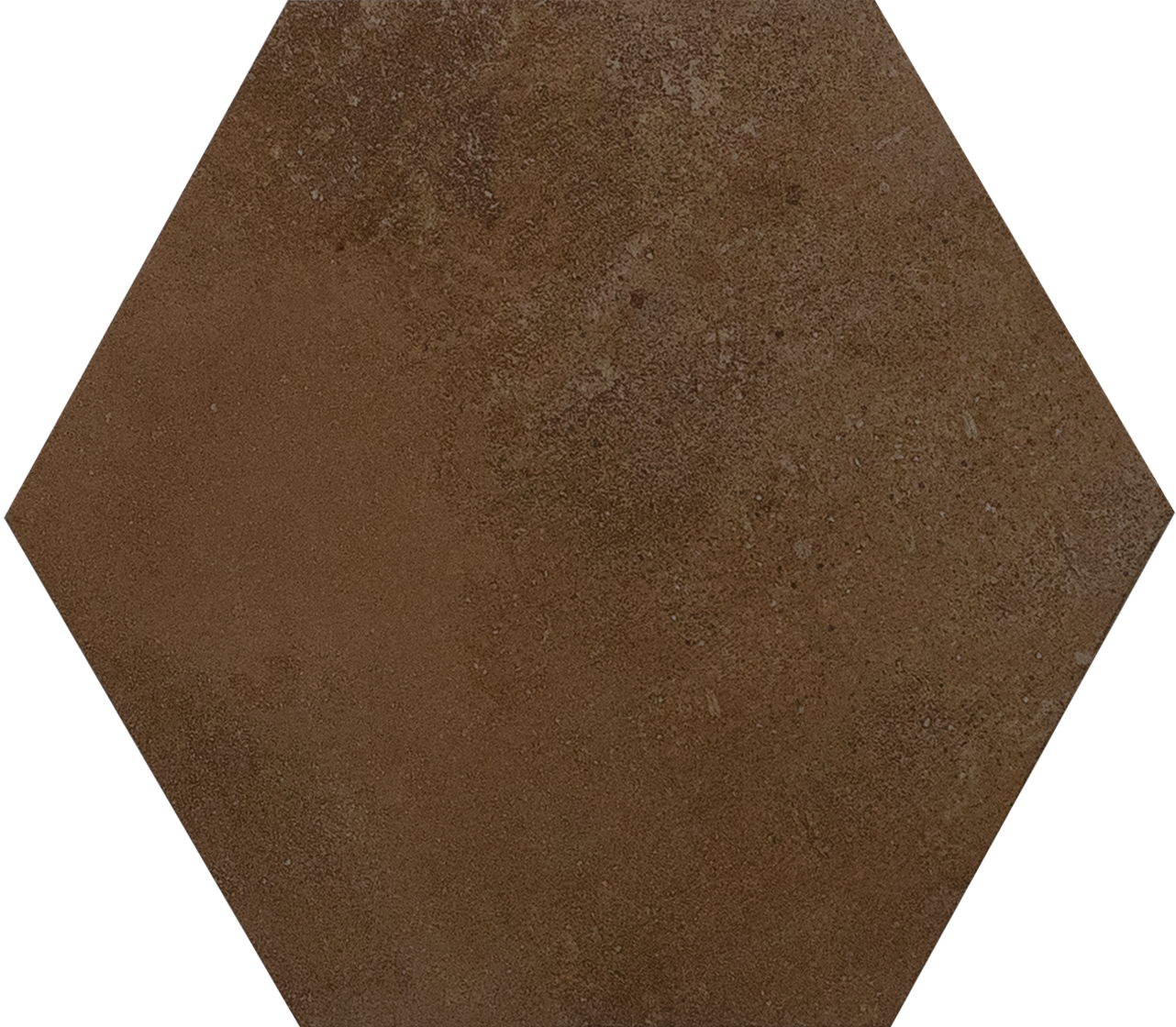 Subway Wall & Floor Tile TL 05275 B Hexalite Caramel 10 x 9 inch (250x220 mm) Vitrified Matte Finish - 8 mm | Suitable for Living Room, Accent / Feature Walls, Bathroom, Kitchen Wall & Backsplashes | Image 1