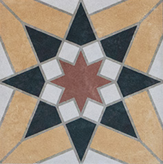 Subway Moroccan Wall & Floor Tile TL 05262 E Solana Exotic Emery Decor 8 x 8 inch Vitrified Matte Finish - 8 mm | Suitable for Living Room, Accent / Feature Walls, Bathroom, Kitchen Wall & Backsplashes | Image 1