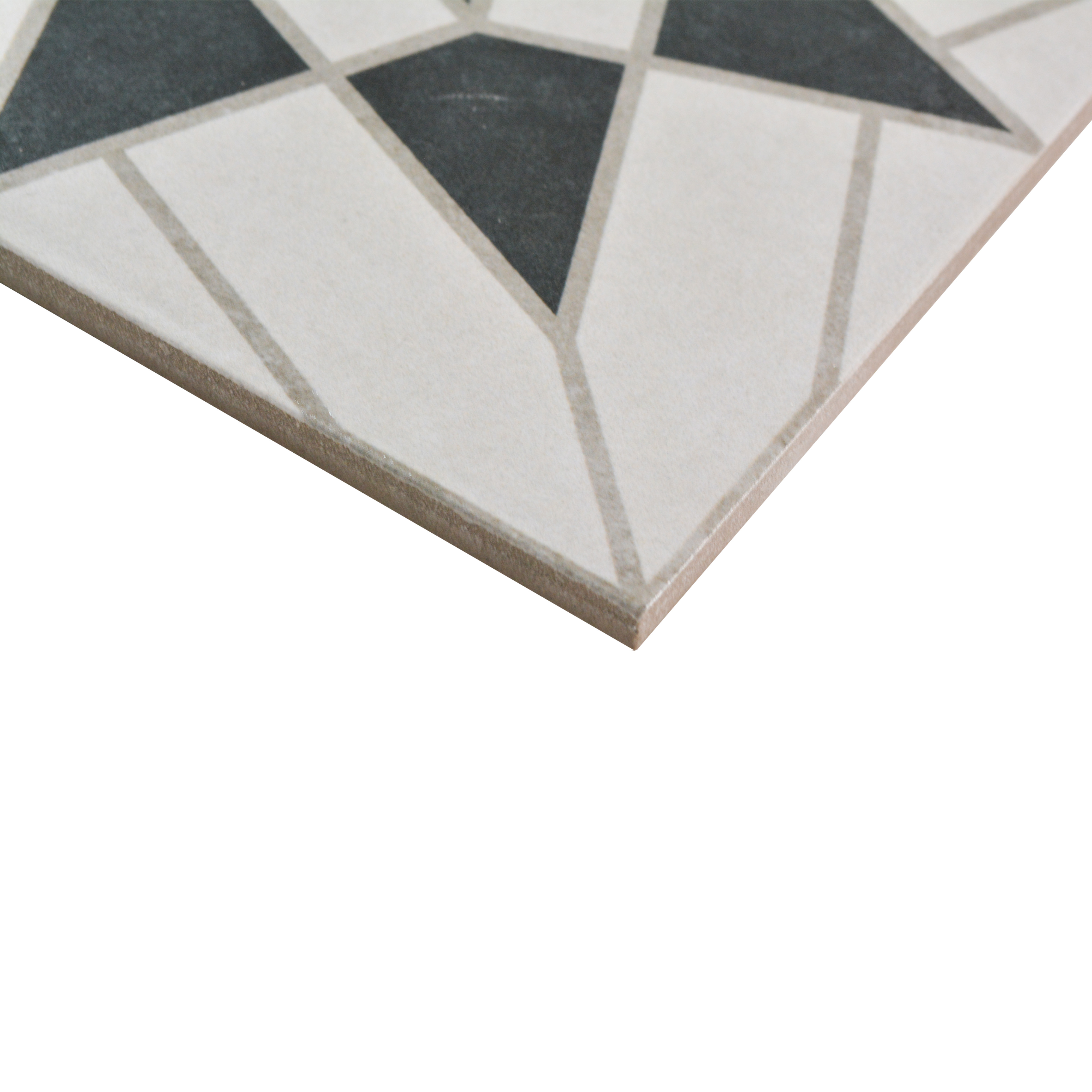 Subway Moroccan Wall & Floor Tile TL 05262 G Solana Bianco Black Decor 8 x 8 inch Vitrified Matte Finish - 8 mm | Suitable for Living Room, Accent / Feature Walls, Bathroom, Kitchen Wall & Backsplashes | Image 5