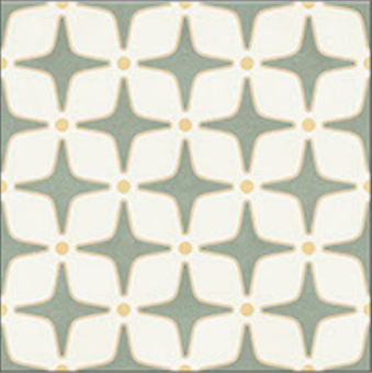 Moroccan Floor & Wall Tile TL 05093 B Bauhaus Mint Green 1 ft x 1 ft Ceramic Matte Finish - 9 mm | Suitable for Living Room, Bedroom, Bathroom, Kitchen & Balcony | Image 1