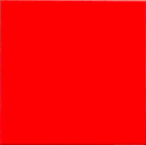 Starco Ceramic Plain 108x108 mm Glossy Finish Blood Red Colour Tile| Image 1