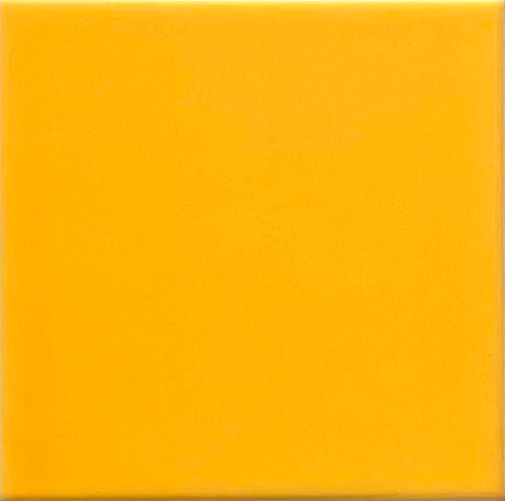 Starco Ceramic Plain 108x108 mm Glossy Finish Mango Yellow Colour Tile| Image 1