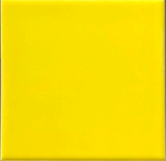 Starco Ceramic Plain 108x108 mm Glossy Finish Yellow Colour Tile| Image 1