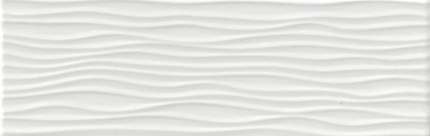 Starco Ceramic Wave 300x100 mm Glossy Finish White Colour Tile| Image 1