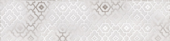 TL 00015 B Rustic Argento 12x3 inches Grey Glossy Finish Tile - Pattern 2 | Image 1