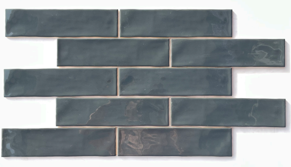 TL 00048 I 3x12 inches Anchor Grey Glossy Finish Tile | Image 2