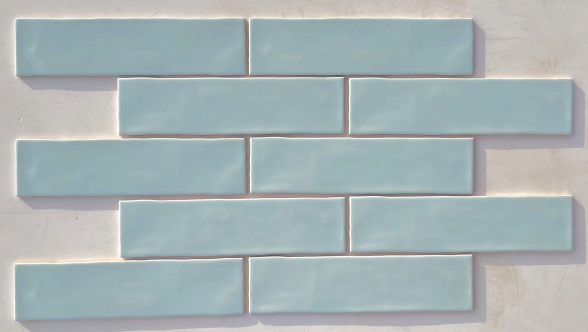 TL 00048 D 3x12 inches Ice Blue Glossy Finish Tile | Image 2