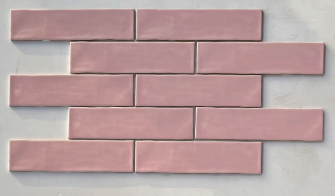 TL 00048 L 3x12 inches Sweet Pink Matte Finish Tile | Image 2