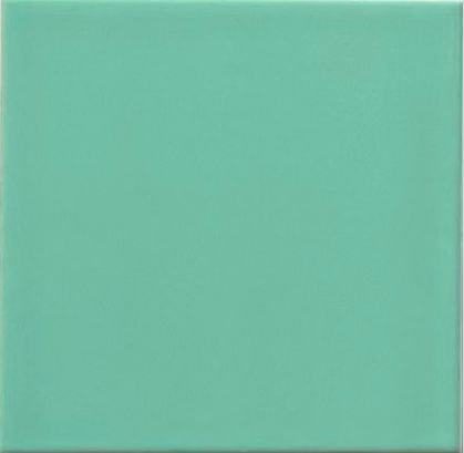 TL 00055 Y 8x8 inch Aqua Green Plain Glossy Finish Ceramic Wall Tile - 6 mm | Image 1