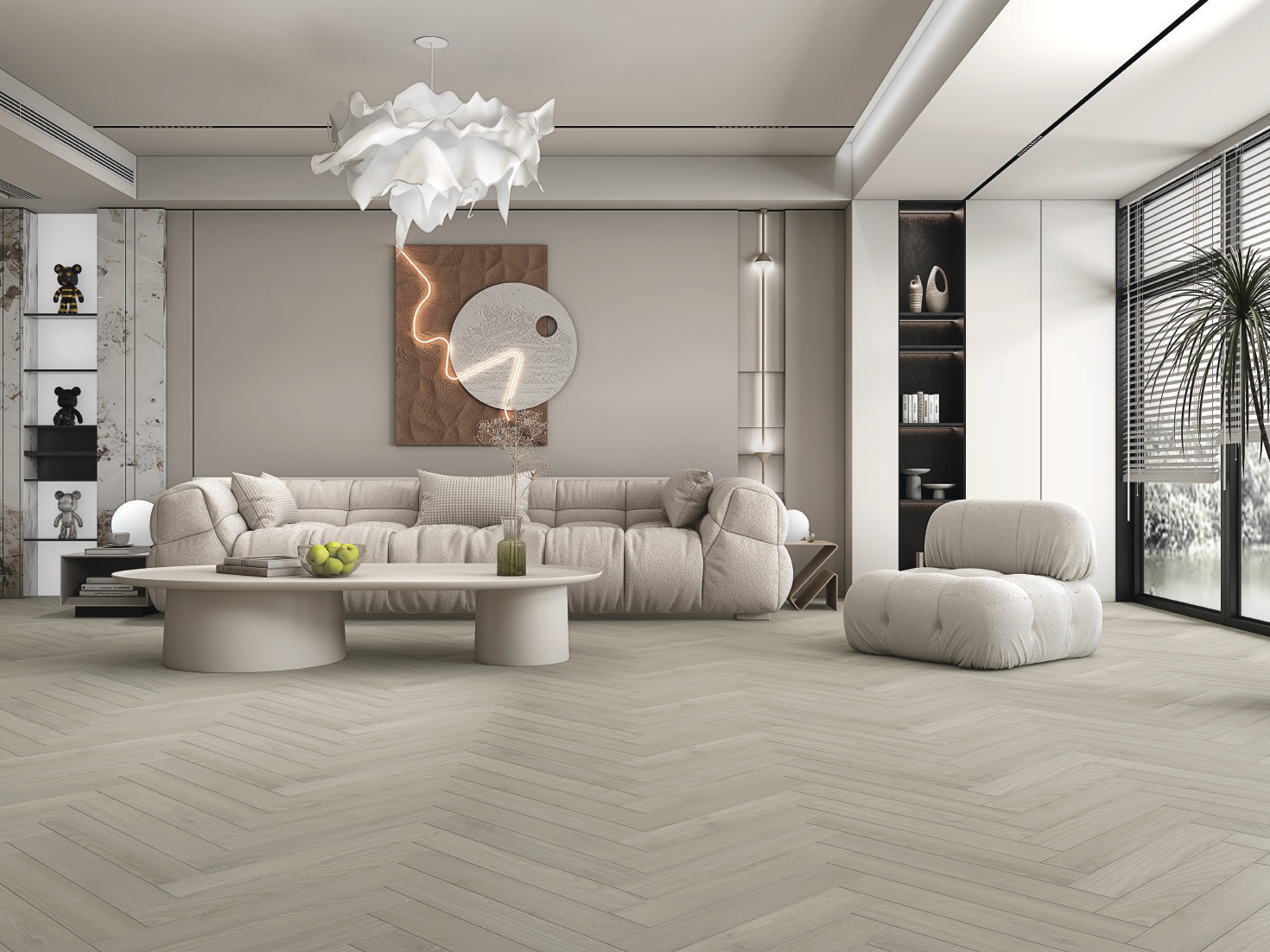 Room Application for LF 00343 C Hazelnut Glow | Image - 2