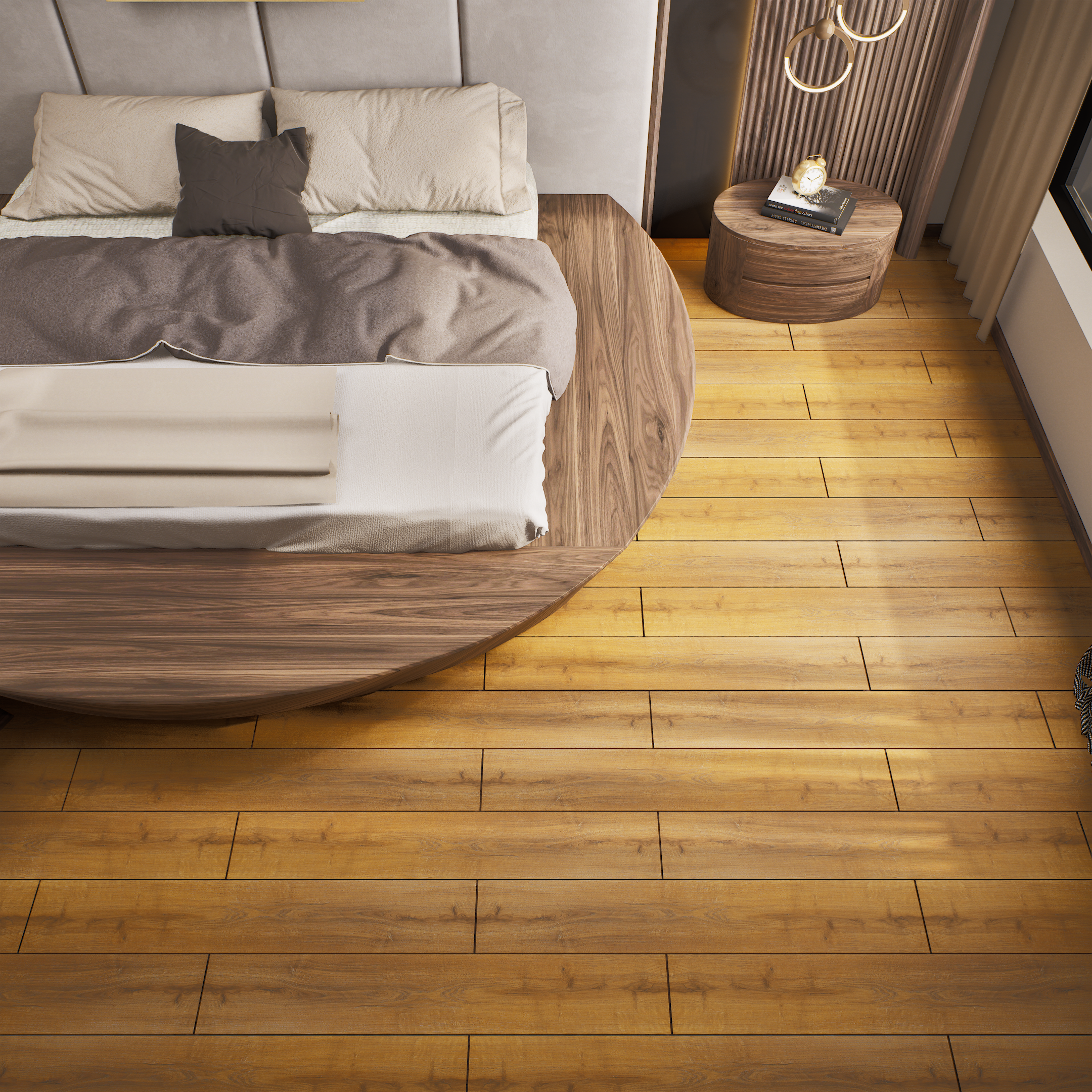 Room Closeup for LF 00307 D Oak Creme | Image - 5