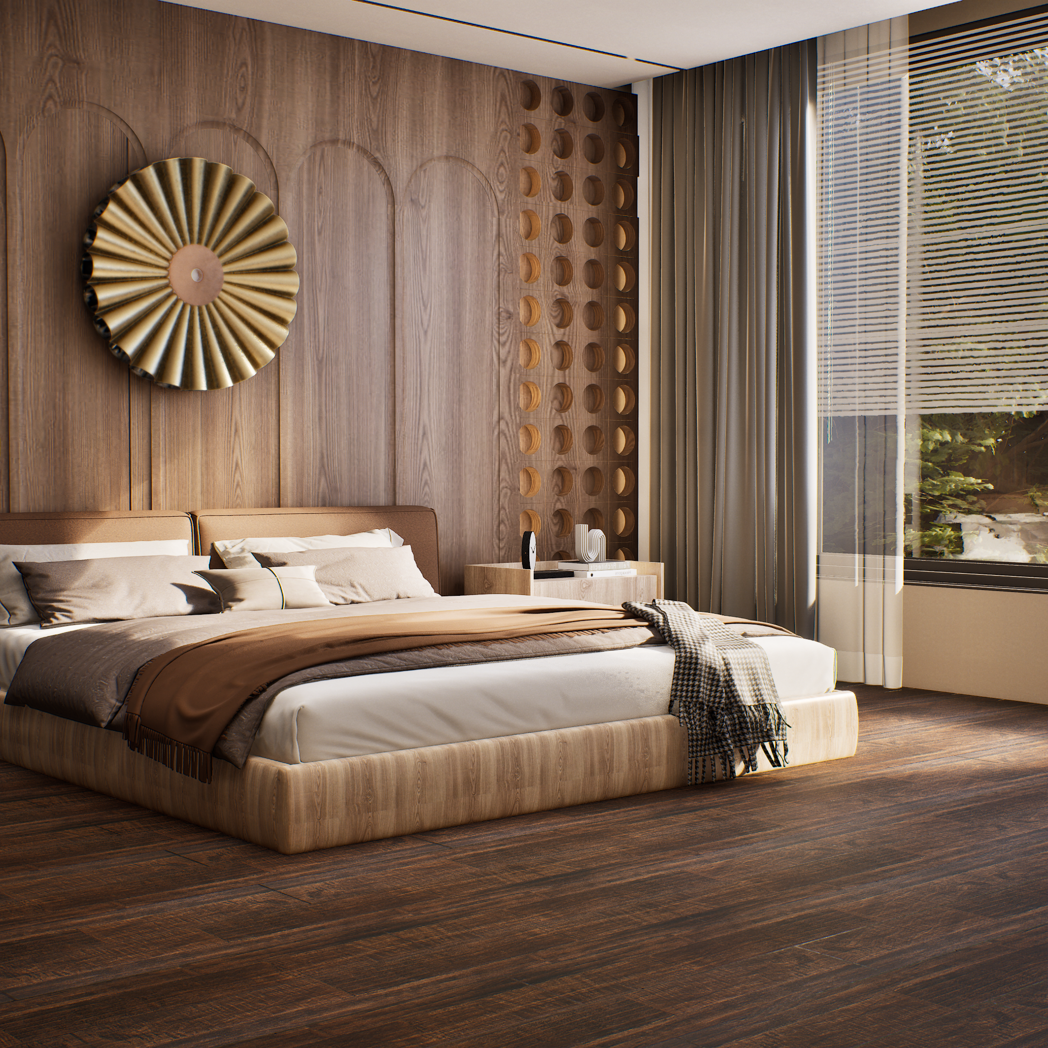 Room Application for LF 00309 B Chestnut Coffee | Image - 6