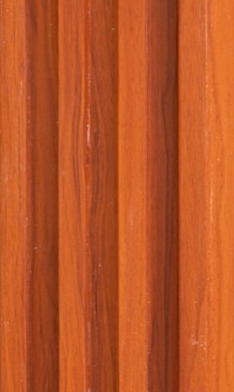 PN 00252 Boho Woods WPC Louvers/Panels | 9.5 Ft x 6.5 inch - 23 mm Panels  Brown| Image 1