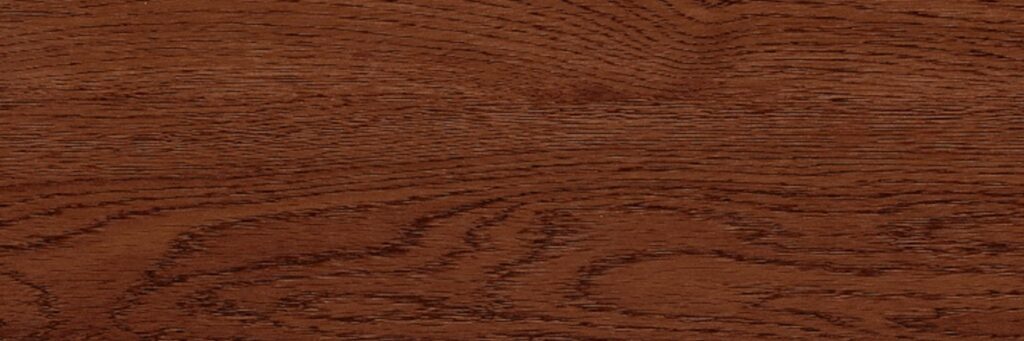 A close-up of a SPC Floor Mahogany Opus Texture Finish Timberline SP 00078 | 4 ft x 7 inch x 5 mm | UV Coating IXPE Backing Layer | Suitable for Flooring, Living Room, Bedroom available at Material Depot in Bangalore