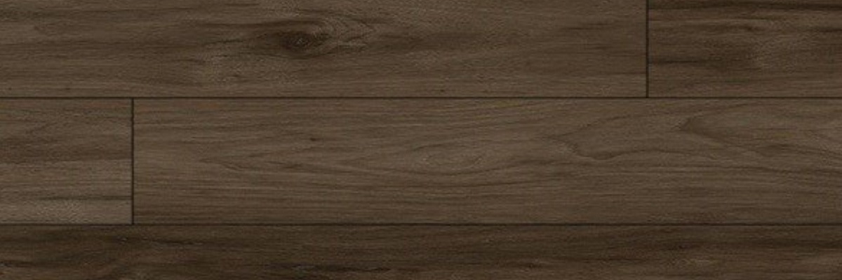 A close-up of a SPC Floor Ebony Majestic Texture Finish Dual Tone Timberline SP 00086 | 4 ft x 7 inch x 5 mm | UV Coating IXPE Backing Layer | Suitable for Flooring, Living Room, Bedroom available at Material Depot in Bangalore