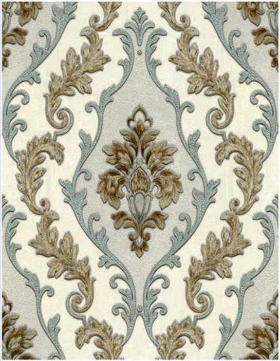 RT5500-53 | 10 Meter x 21 Inches Damask look Wallpaper - 57.41 Sq. Ft. Image 01