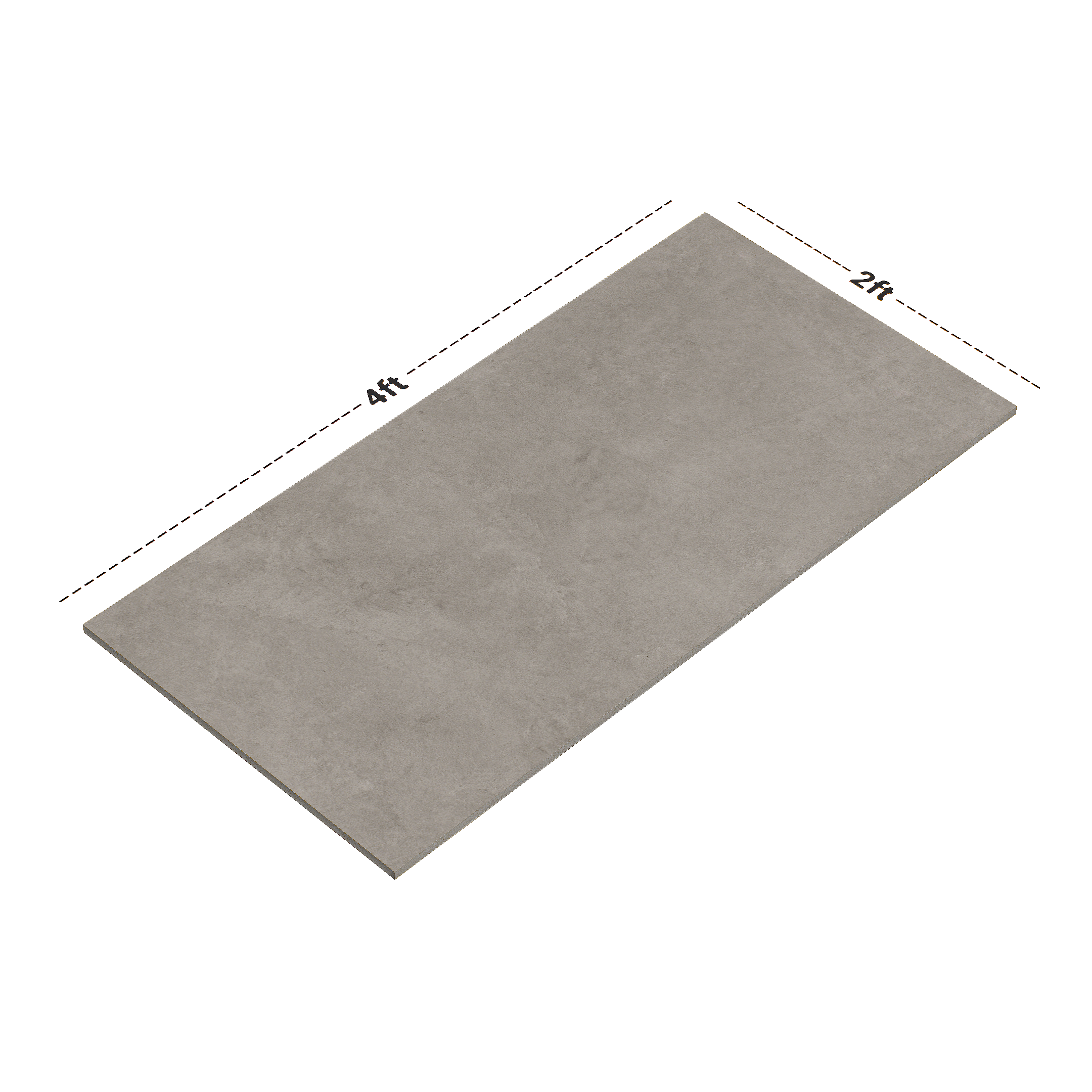 Dimension image of TL 00725 Simero Diamond Gris 1200 x 600 mm Lux Surface Finish Tile - 9 mm | Material Depot