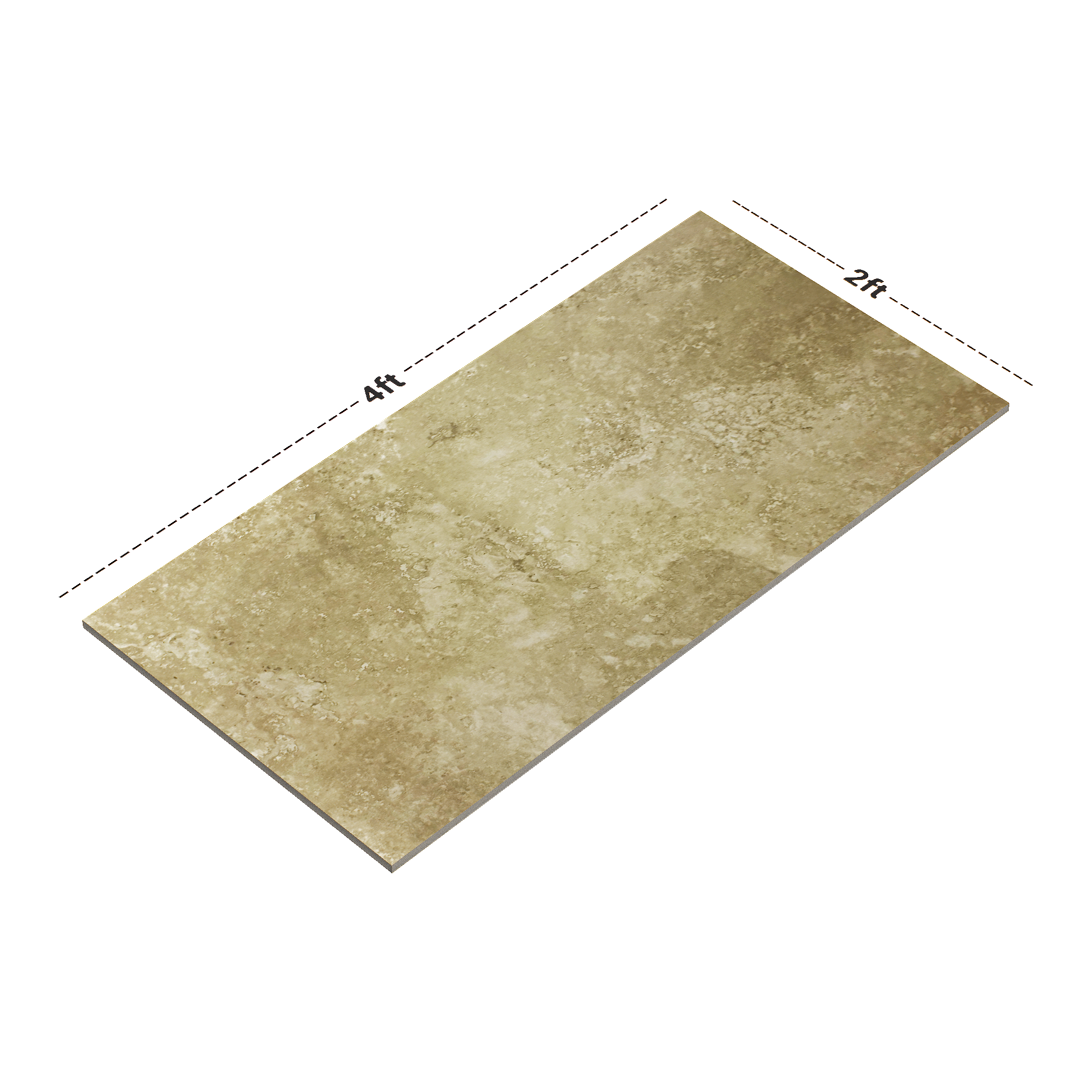 Dimension image of TL 00842 Lavish Ceramics Flynn Beige 1200 x 600 mm Tile | Material Depot