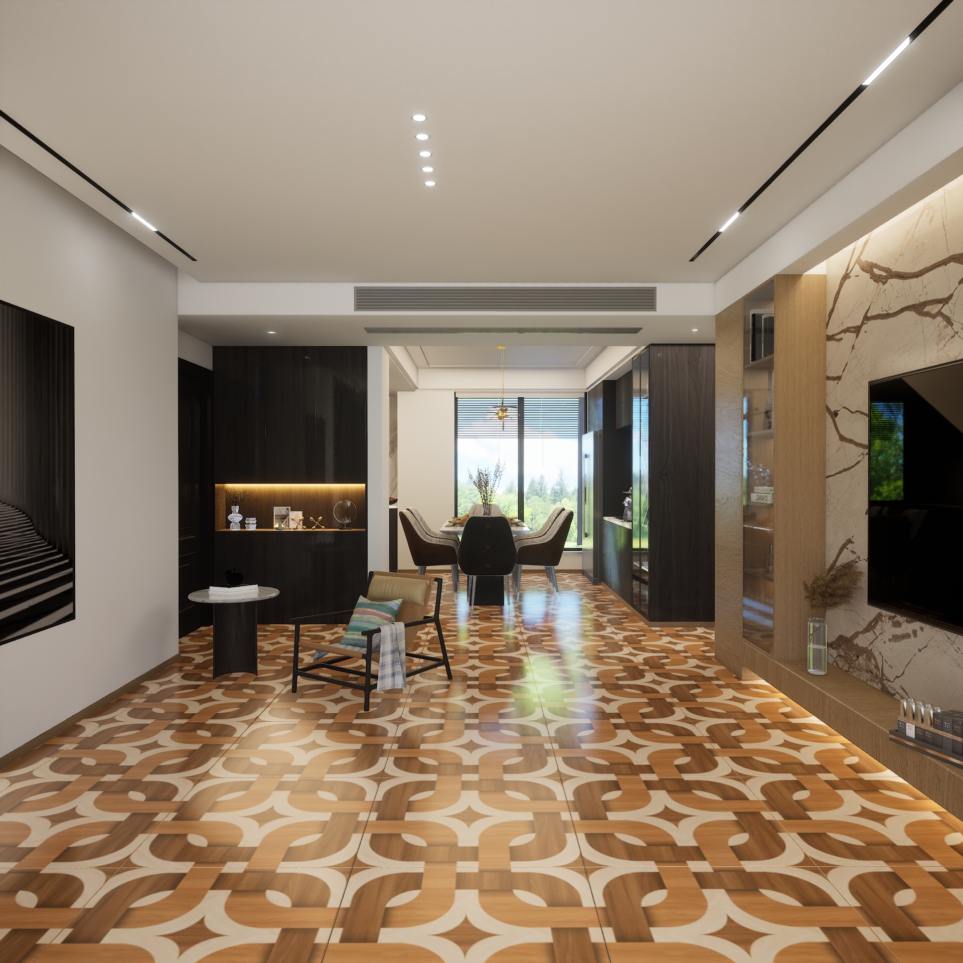 1429 Galicha Series 1 Faces 600x600 mm Matt Finish Digital Porcelain Tile | Material Depot