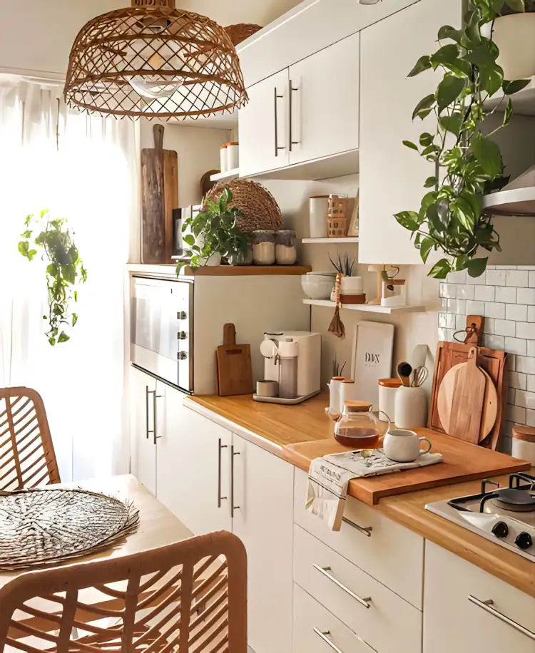 Bright and Airy Kitchen with Natural Elements and Cozy Vibes | Material Depot