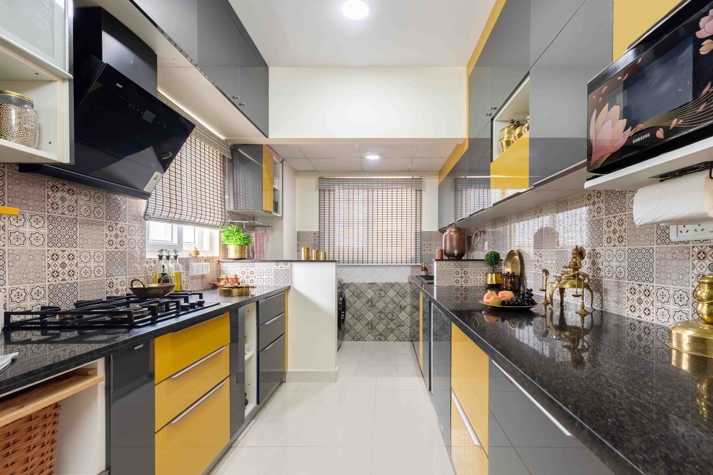 Sleek Elegance: 2 BHK in Chennai with Parallel Kitchen