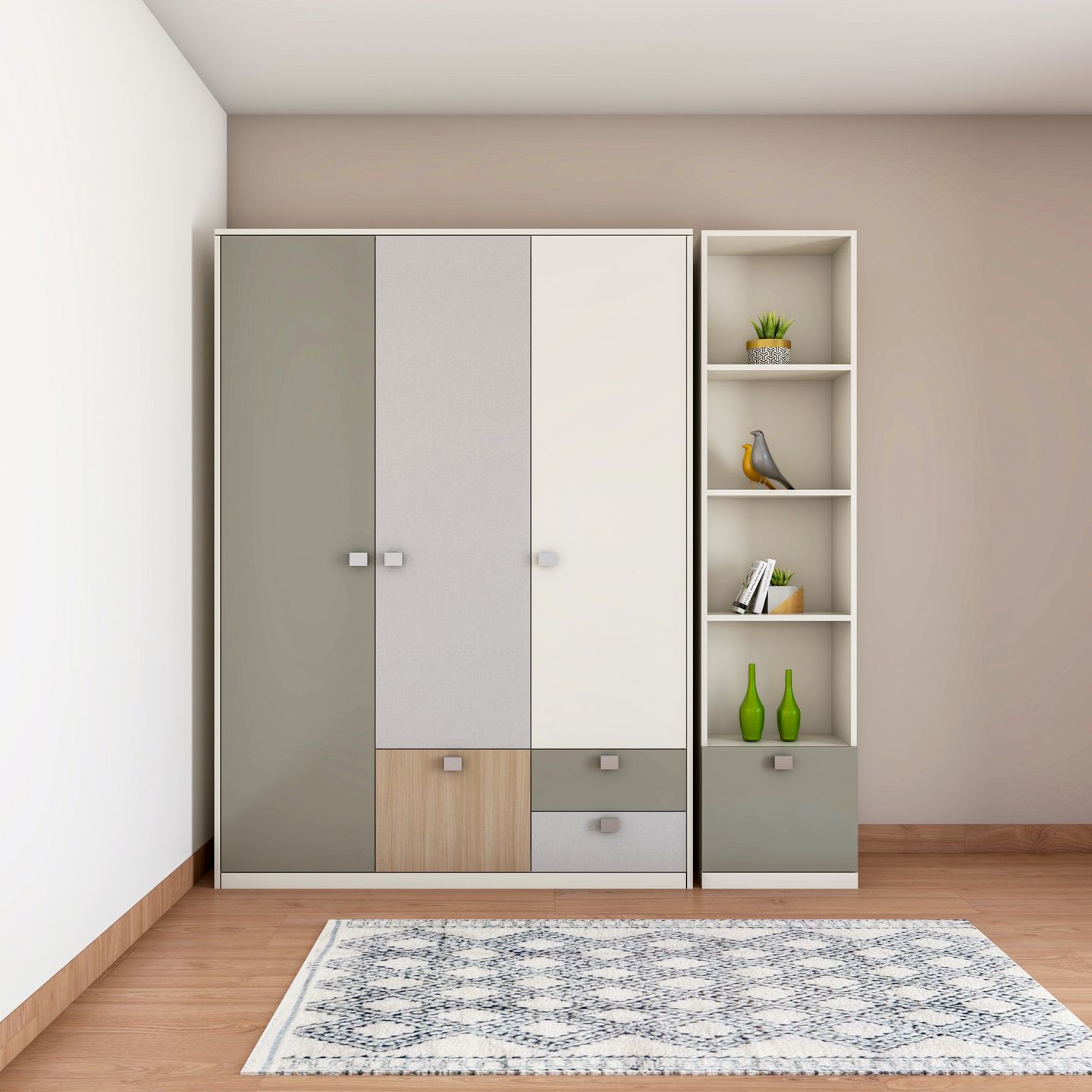 Compact Stylish Modern Wardrobe.