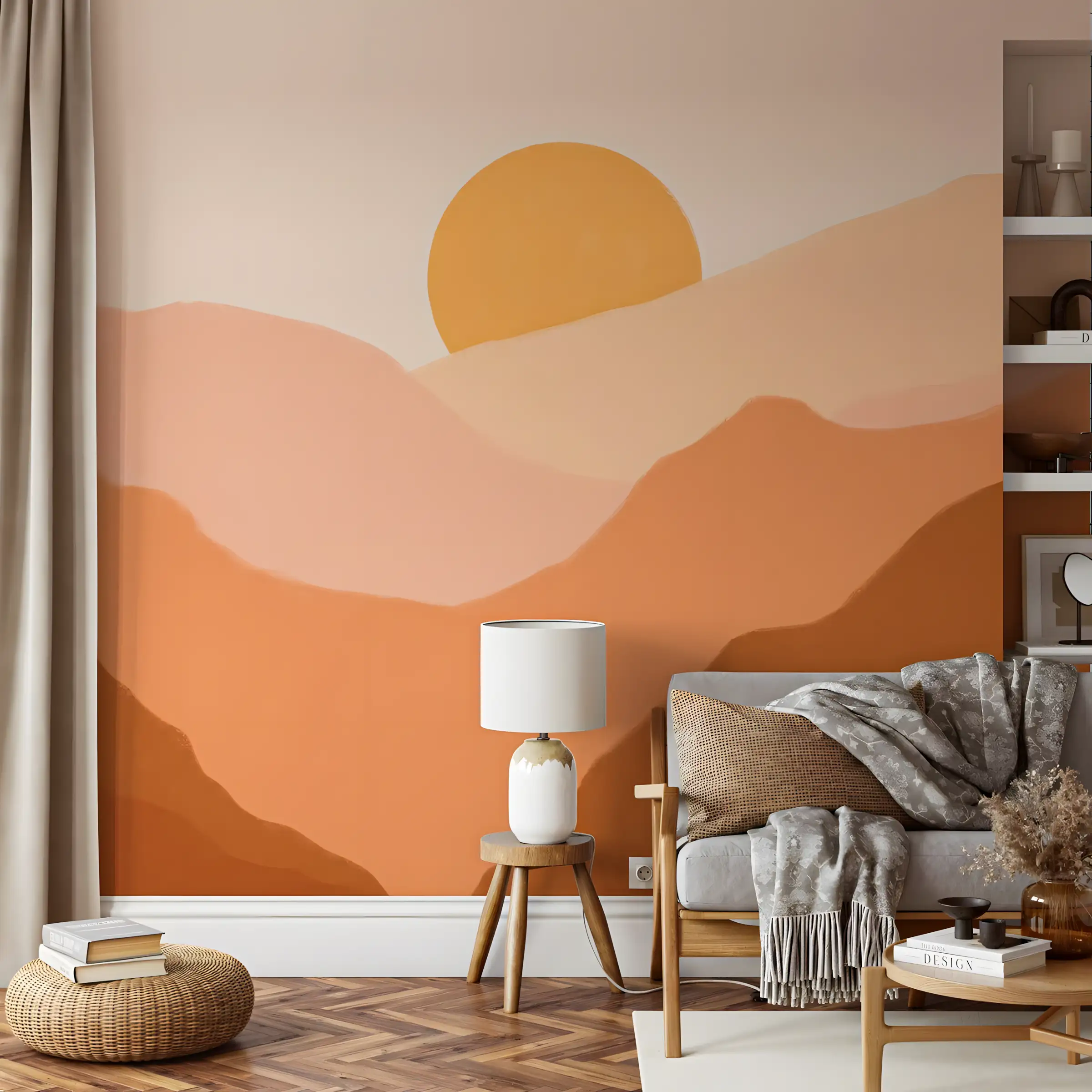 Desert Sunset Mural Lounge | Material Depot