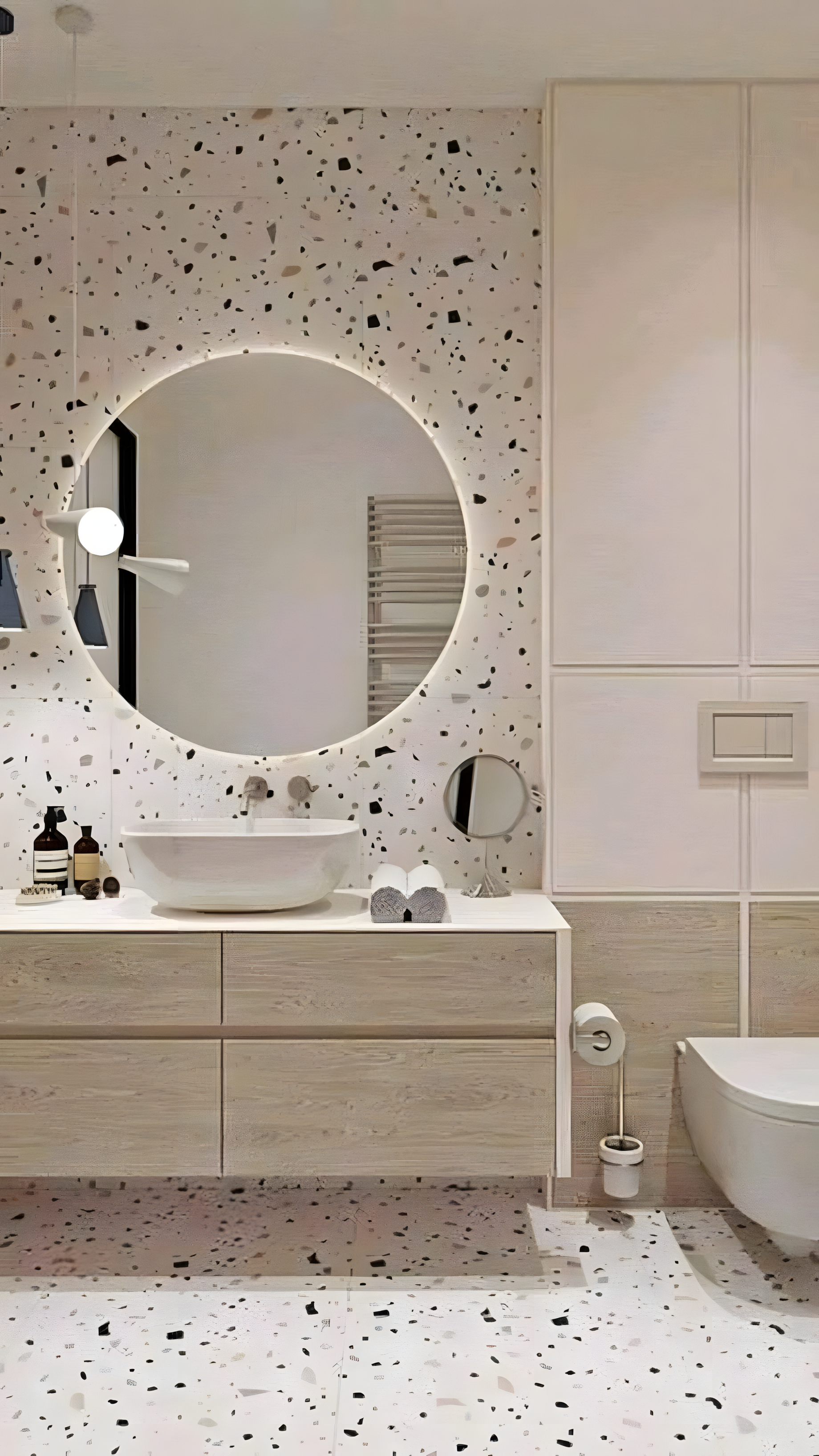 Elegant Bathroom with Terrazzo Accents | Material Depot