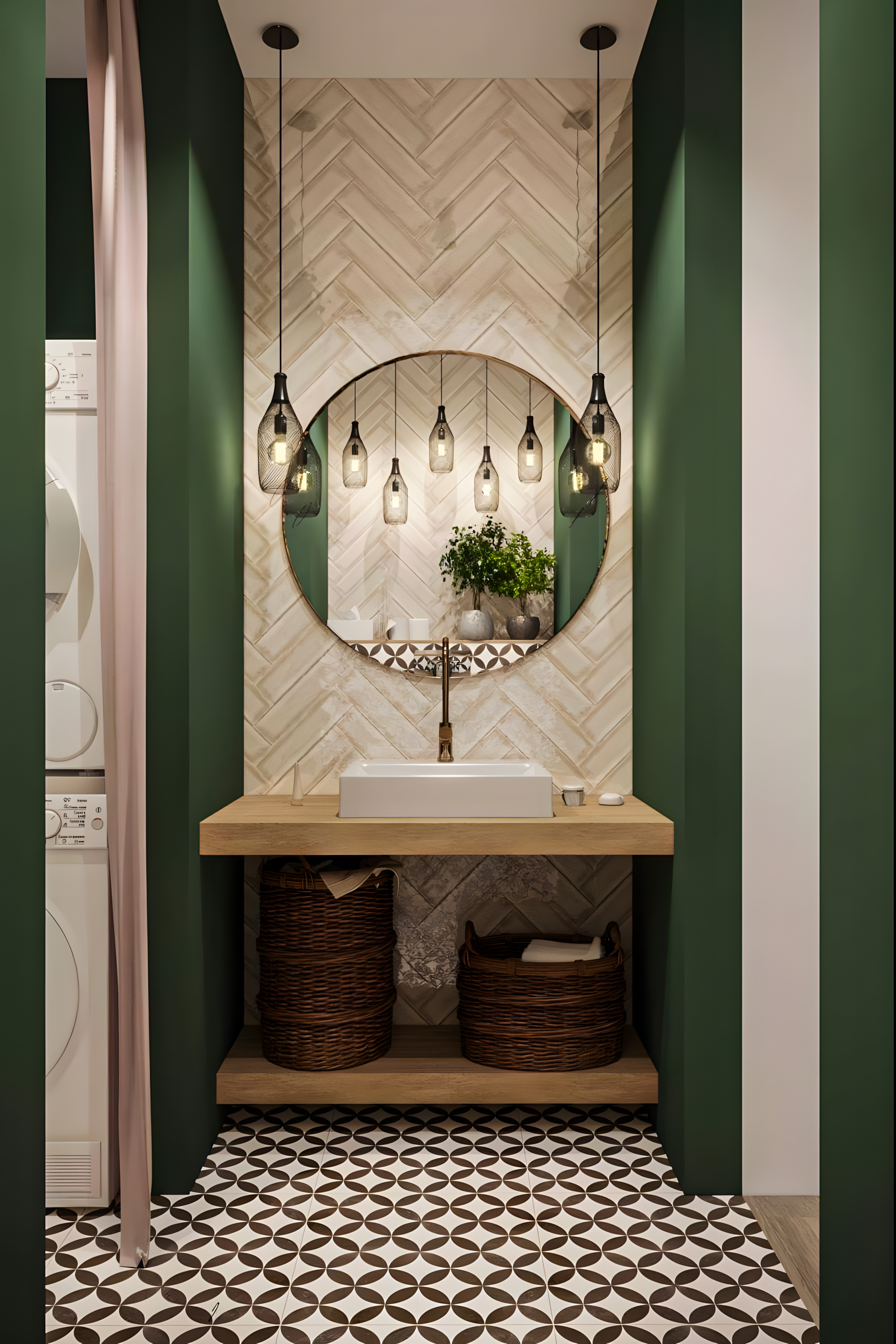 Emerald Oasis: A Modern Bathroom Retreat | Material Depot