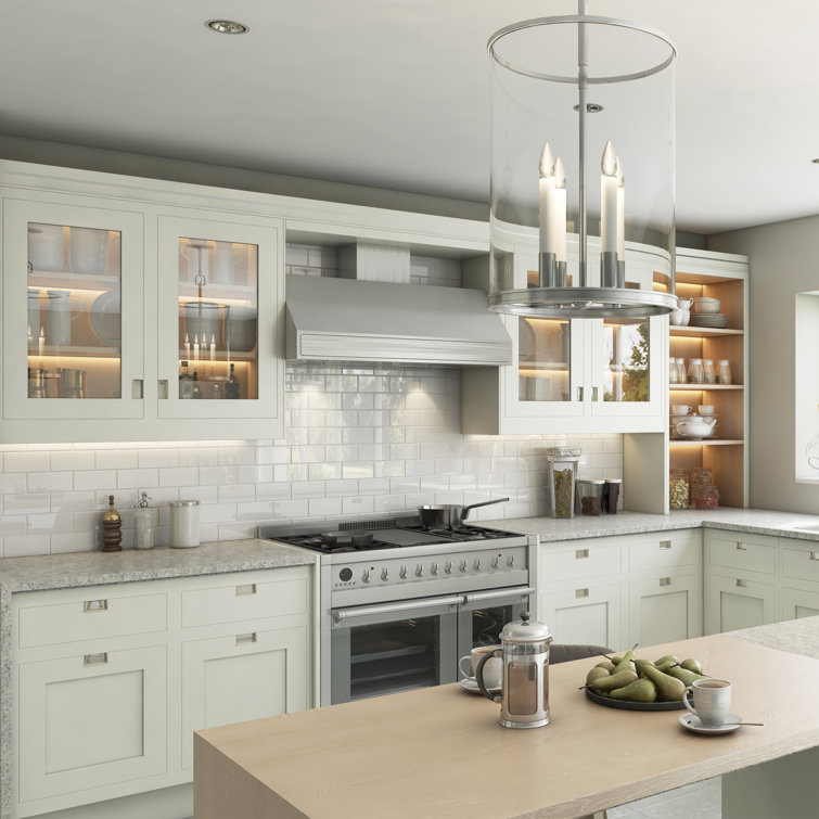 Fresh Elegance Light Green Kitchen with Modern Accents | Material Depot