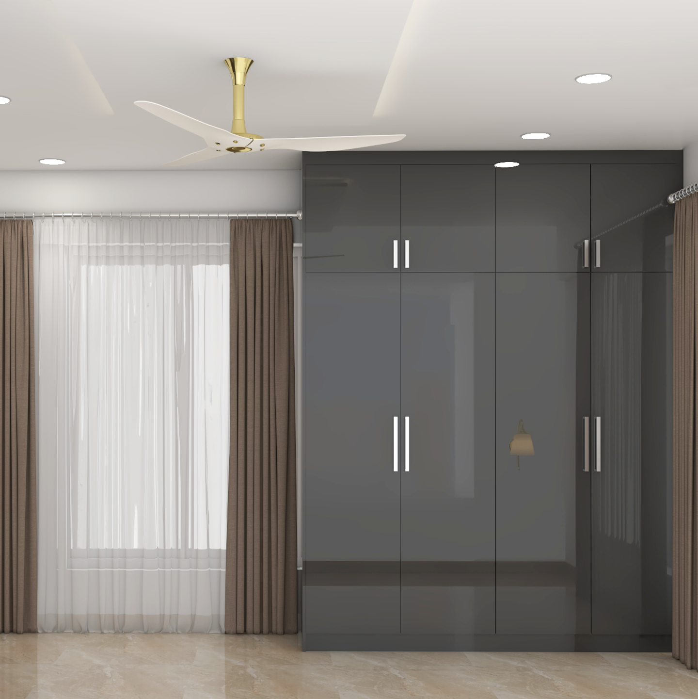 Contemporary Grey Wardrobe